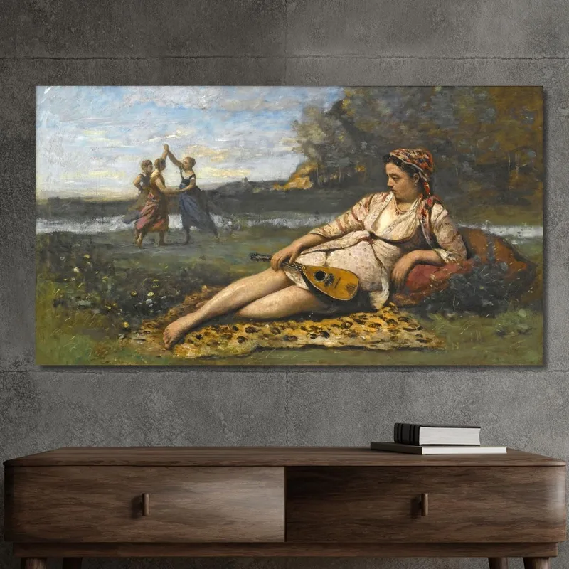 Young Women Of Sparta Young Girls Of Sparta Jean-Baptiste-Camille Corot
