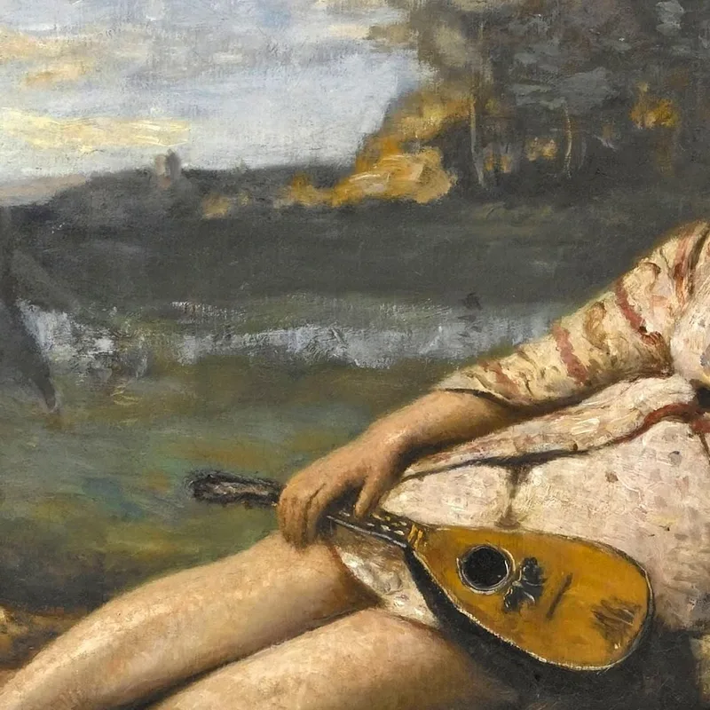Young Women Of Sparta Young Girls Of Sparta Jean-Baptiste-Camille Corot
