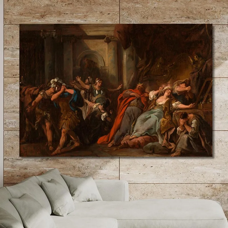 Creusa Consumed By The Poisoned Robe Jean-François de Troy