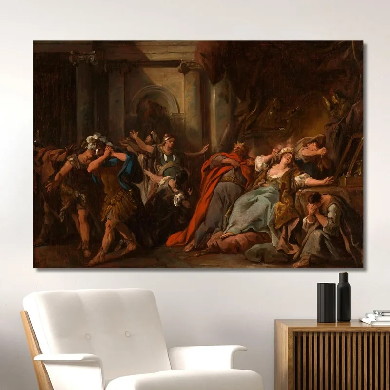 Creusa Consumed By The Poisoned Robe Jean-François de Troy