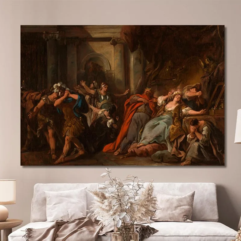 Creusa Consumed By The Poisoned Robe Jean-François de Troy