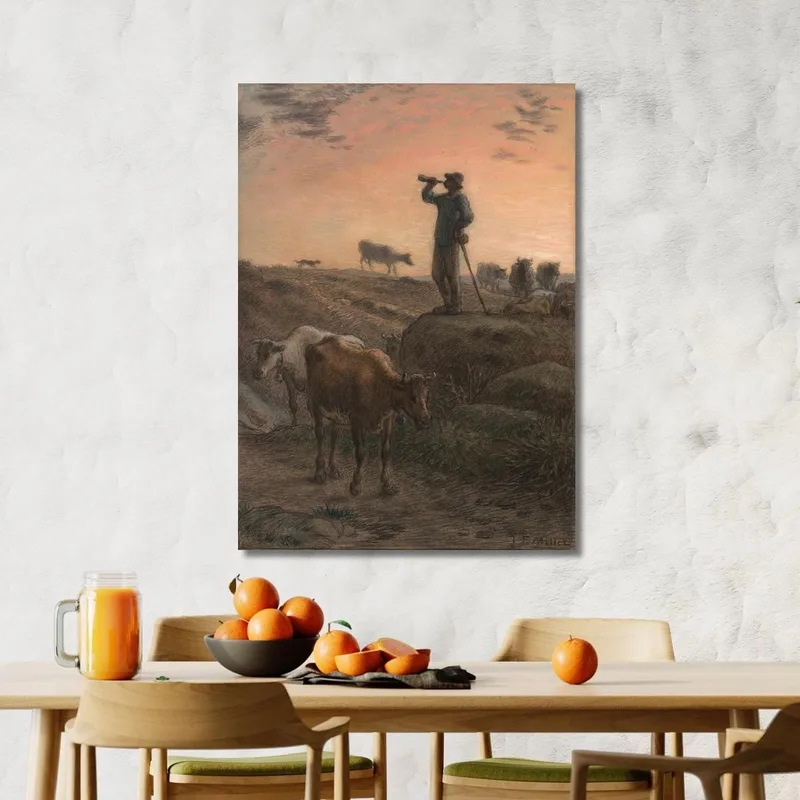 Rappeler Les Vaches À La Maison Jean-François Millet