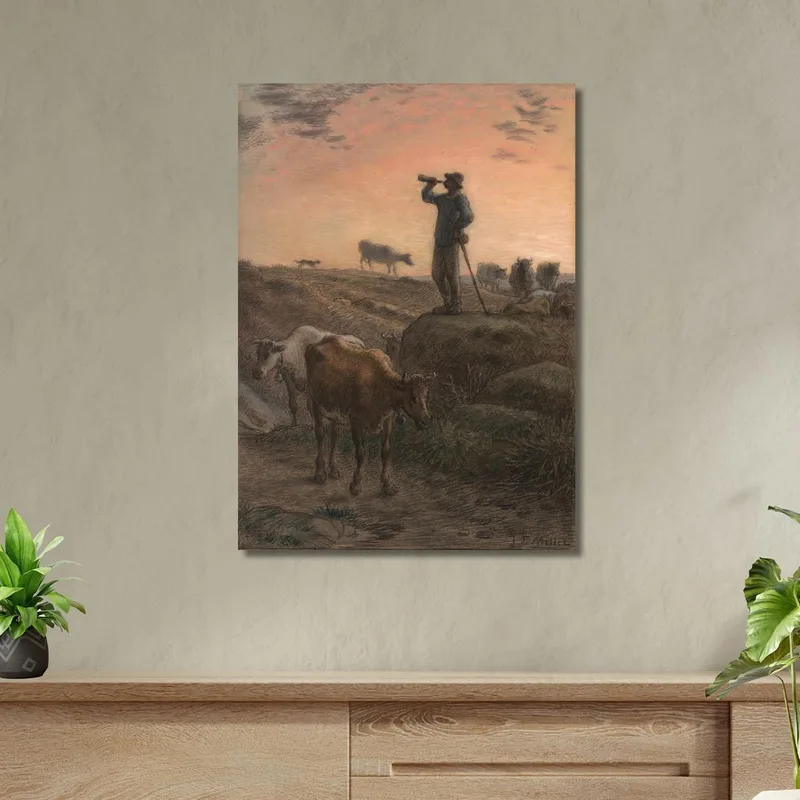 Rappeler Les Vaches À La Maison Jean-François Millet