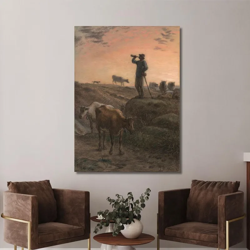 Rappeler Les Vaches À La Maison Jean-François Millet