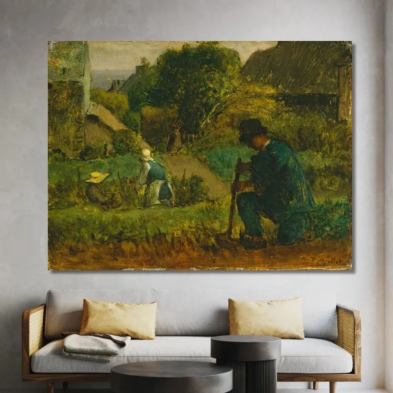 Gartenszene Jean-François Millet