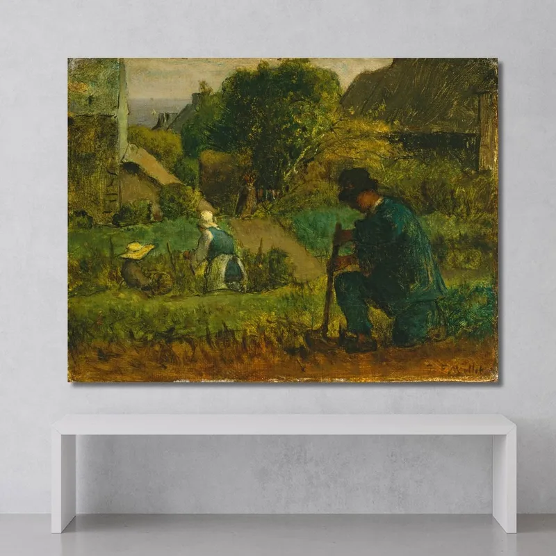 Gartenszene Jean-François Millet