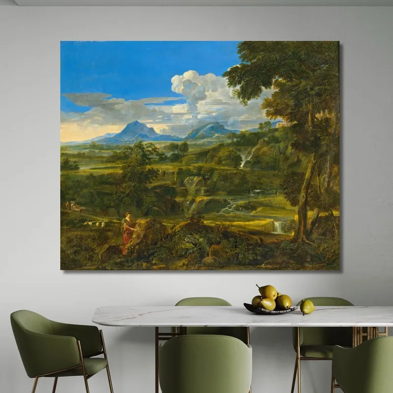 Paisaje Con Pastores Jean-François Millet