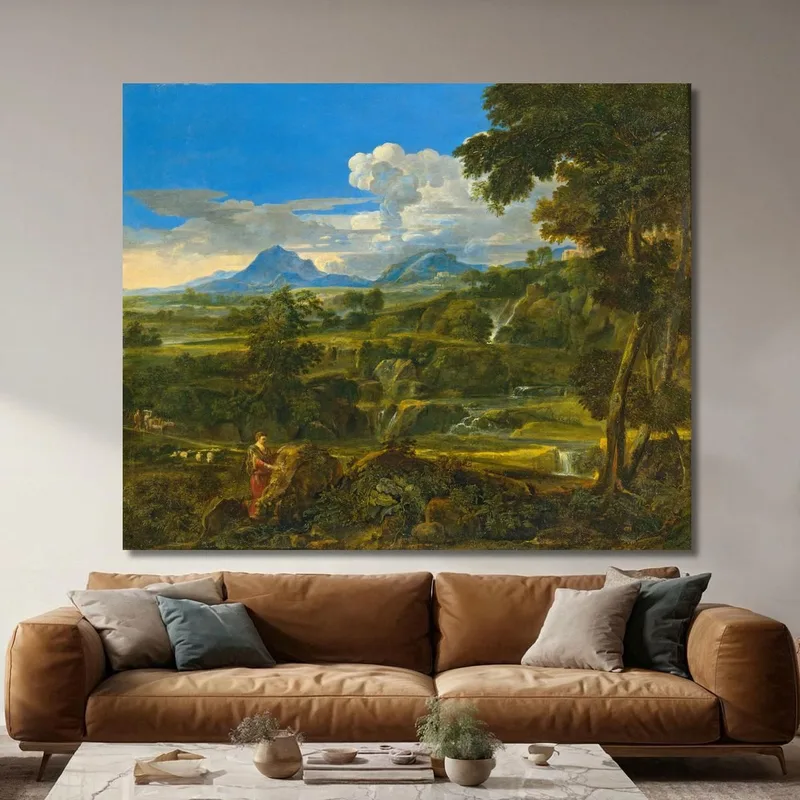 Paisaje Con Pastores Jean-François Millet