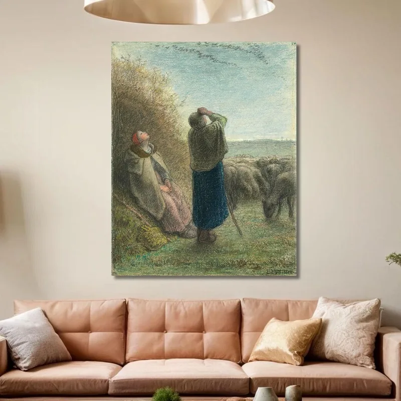 Il Passaggio Delle Oche Selvatiche Jean-François Millet