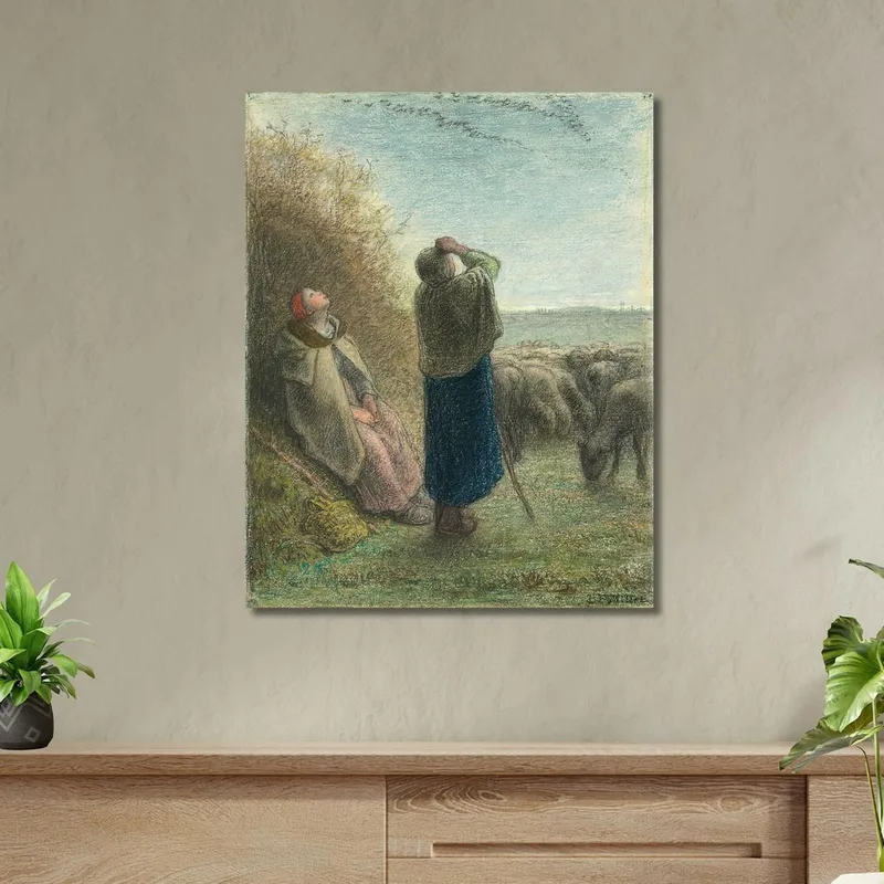 Il Passaggio Delle Oche Selvatiche Jean-François Millet