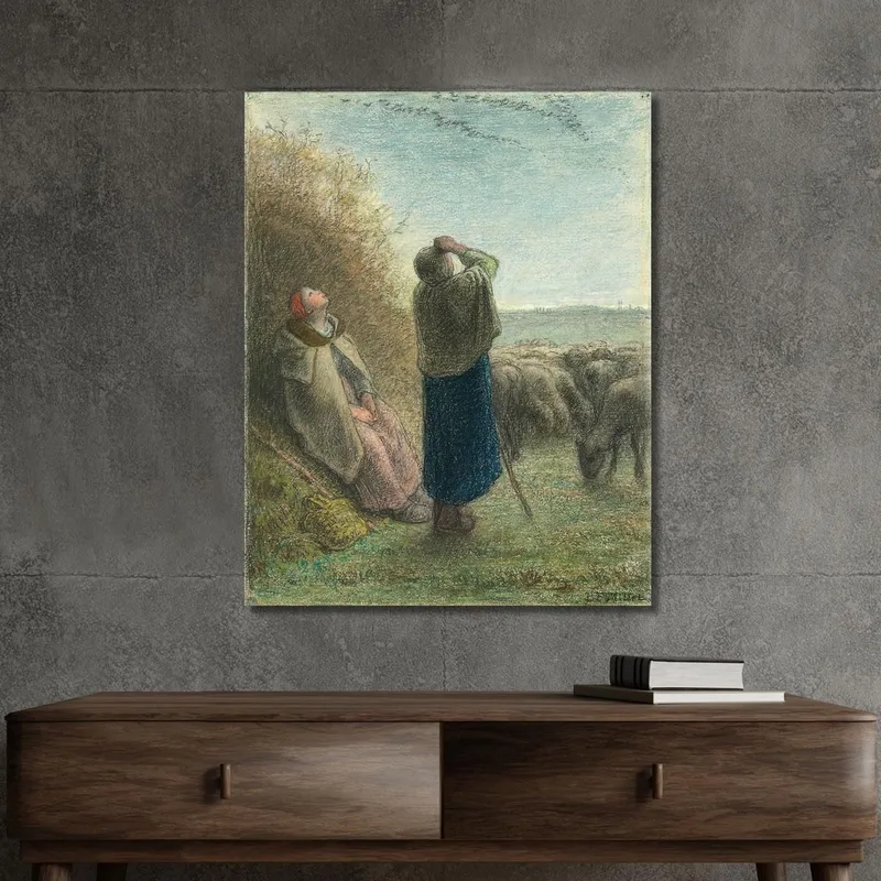 Il Passaggio Delle Oche Selvatiche Jean-François Millet