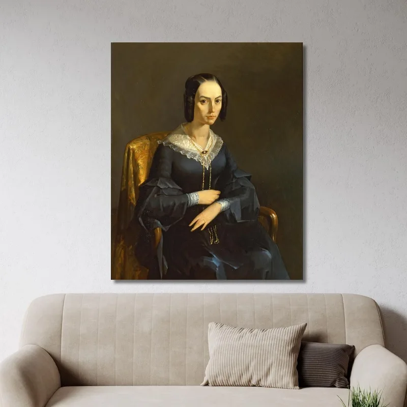 Signora Valmont Jean-François Millet quadro stampa su tela