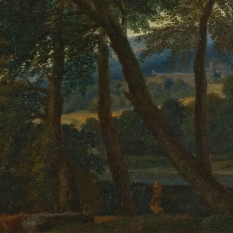 Pastorale Mit Einem Jungen Hirten Und Einer Frau Mit Einem Kind Im Arm Jean-François Millet