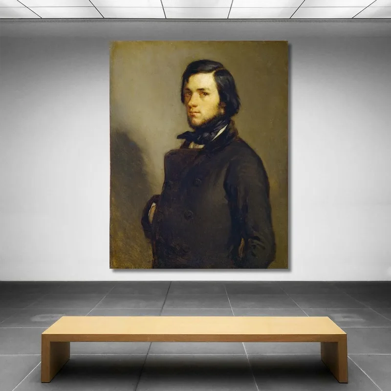 Porträt Eines Mannes Jean-François Millet