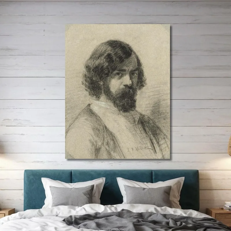 Portrait De Narcisse Virgile Díaz De La Peña Jean-François Millet