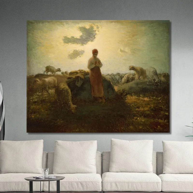 El Guardián Del Rebaño Jean-François Millet