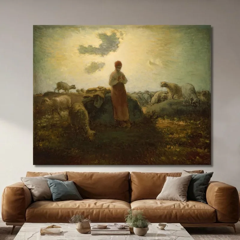 El Guardián Del Rebaño Jean-François Millet