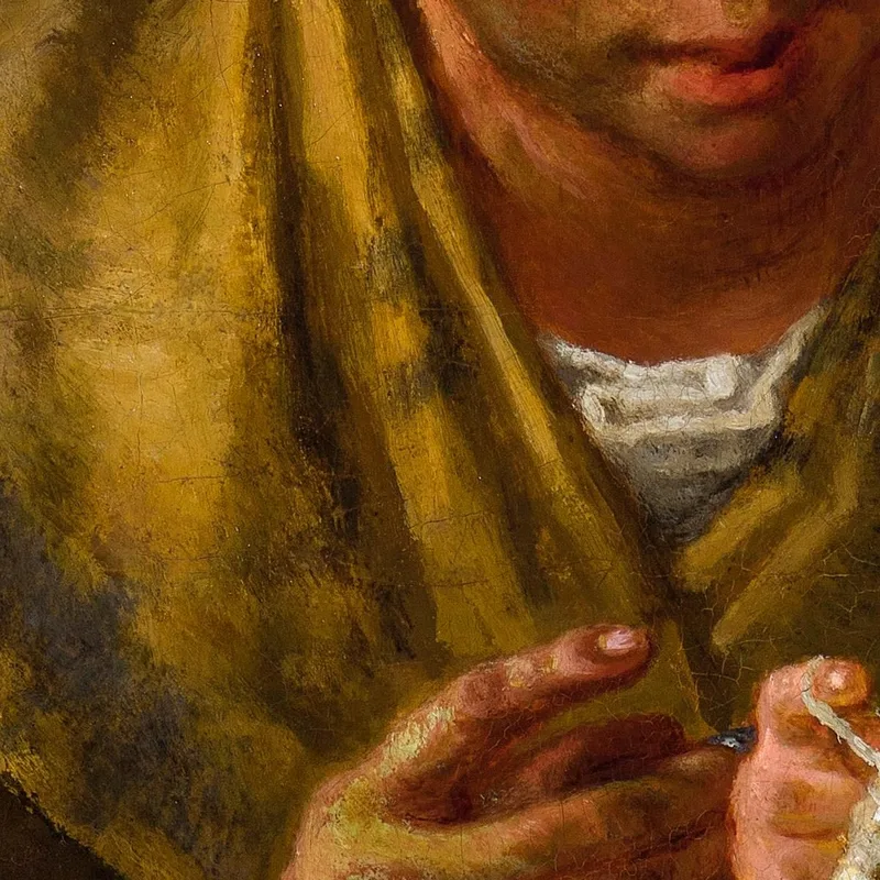 La Lección De Tejer Jean-François Millet