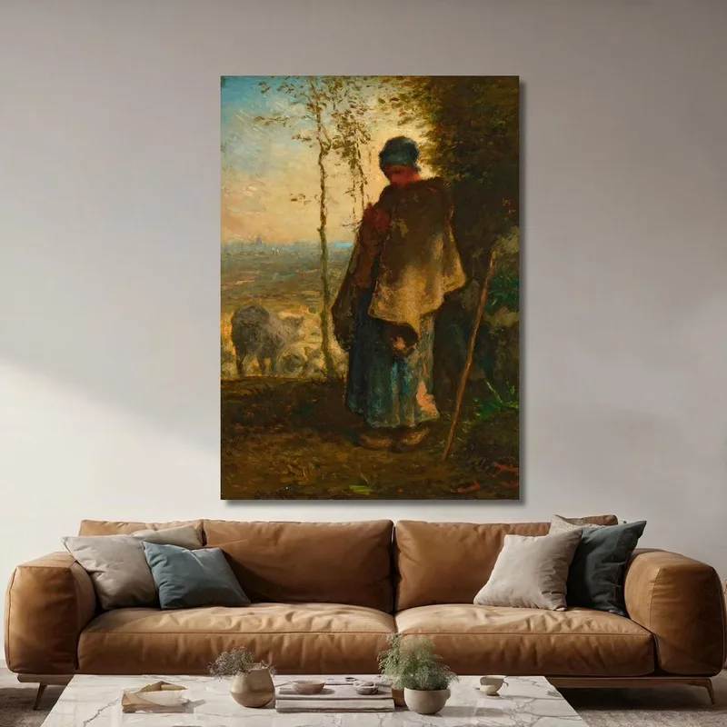 La Pequeña Pastora Jean-François Millet