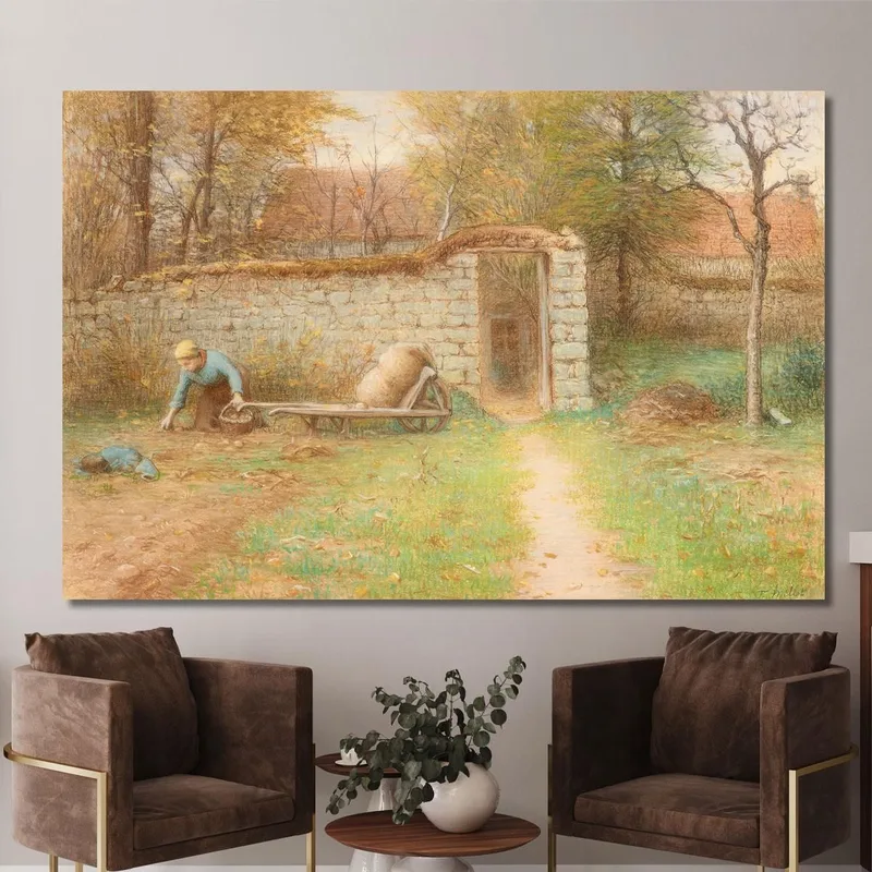 Das Alte Haus In Barbizon Jean-François Millet