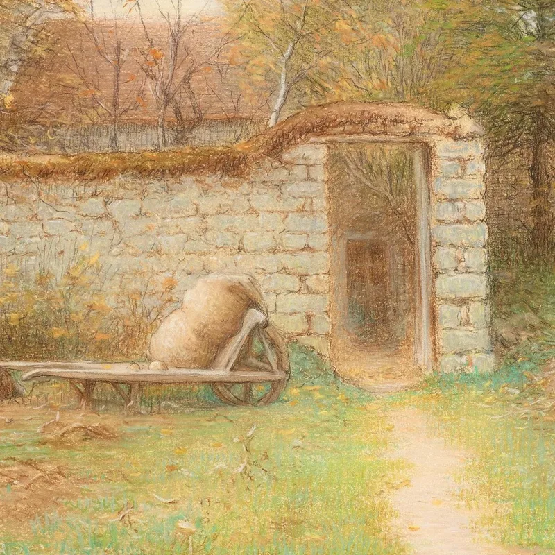 Das Alte Haus In Barbizon Jean-François Millet