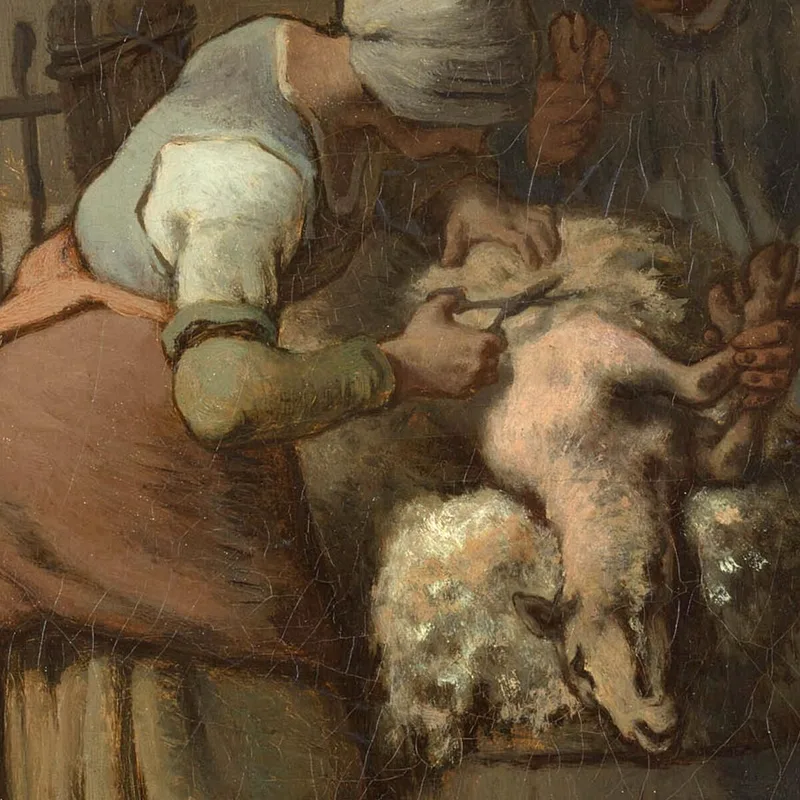 Die Schafscherer Jean-François Millet