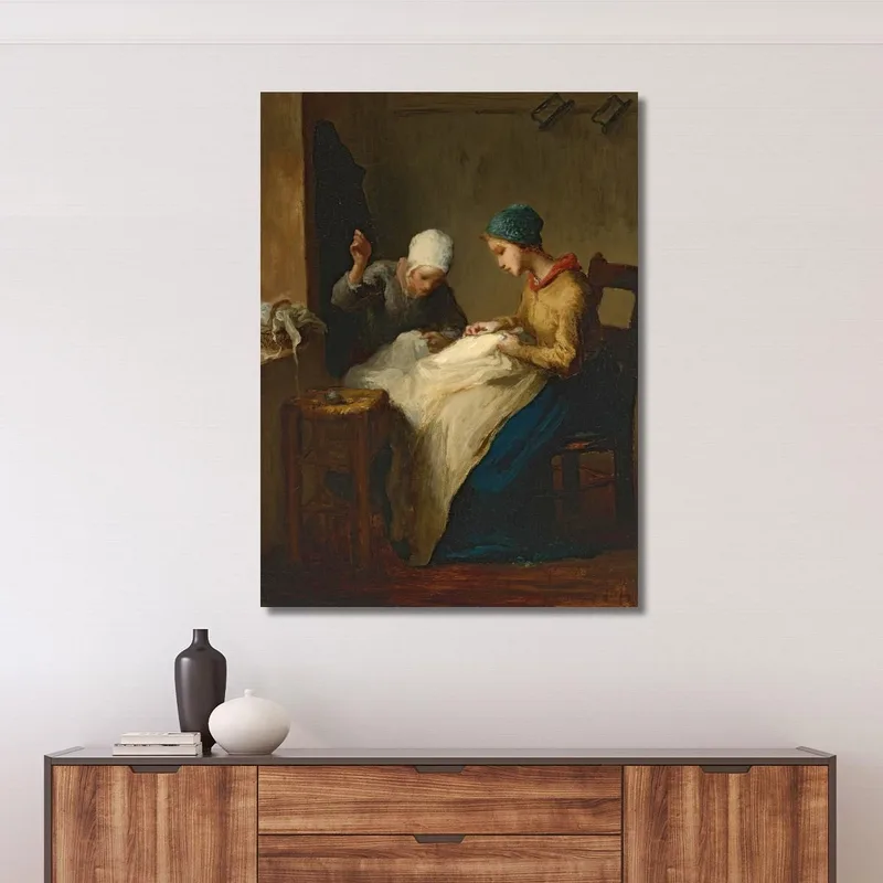 Las Jóvenes Costureras Jean-François Millet