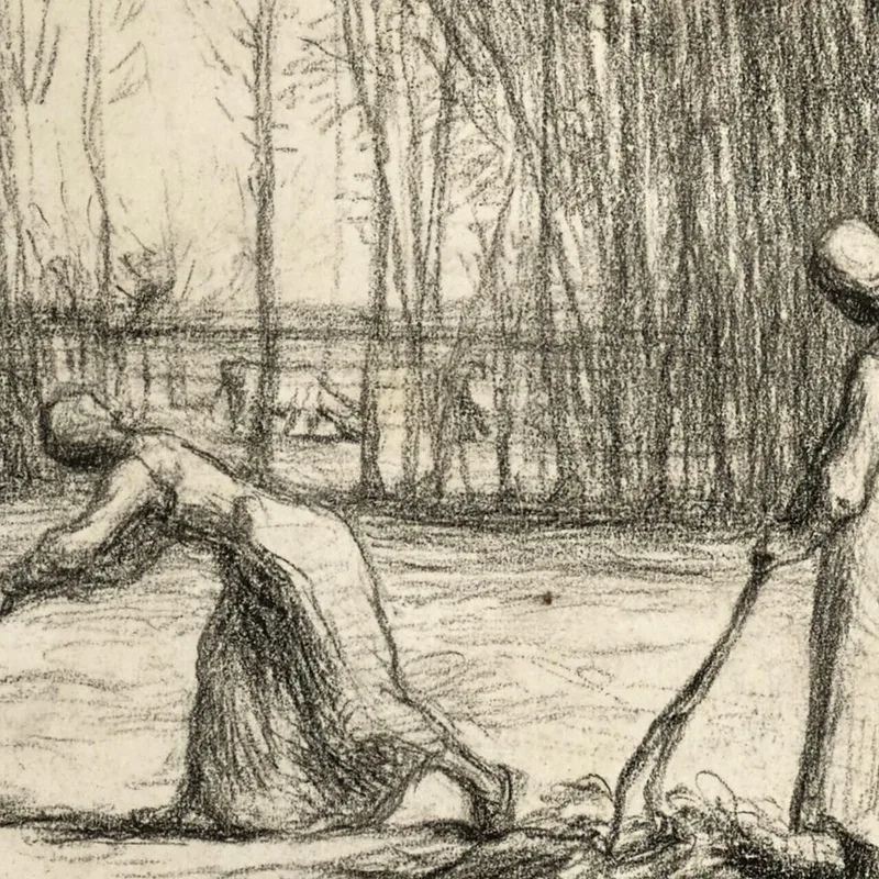 Zwei Frauen Bei Der Heuverarbeitung Jean-François Millet