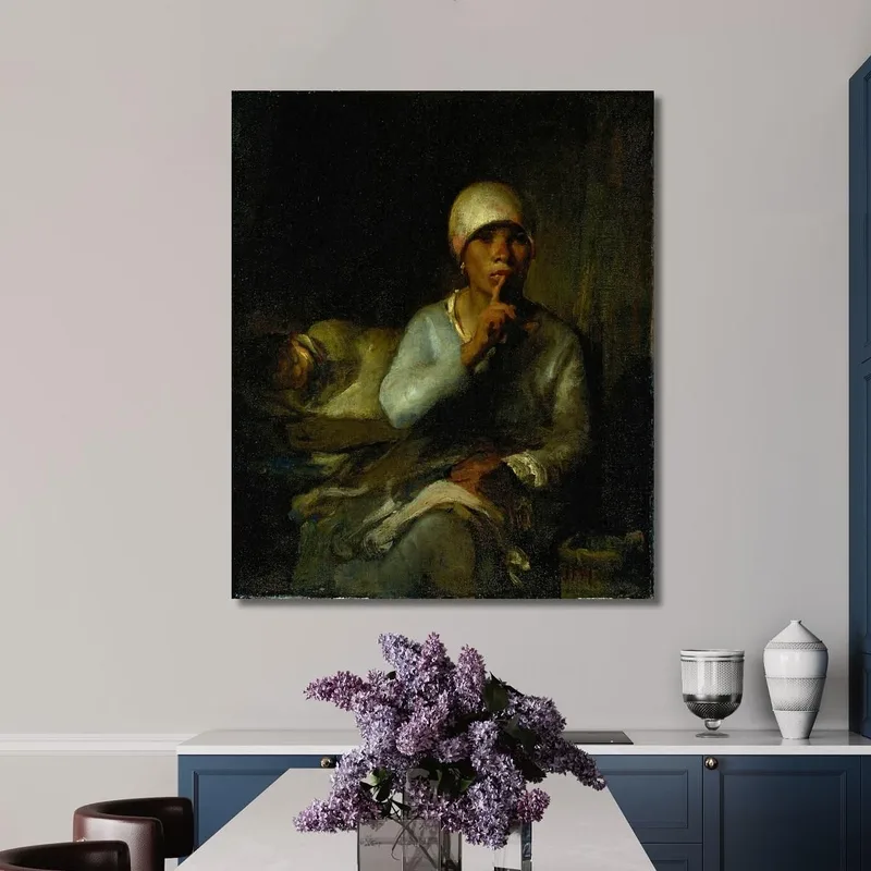 Frau Und Kind Schweigen Jean-François Millet