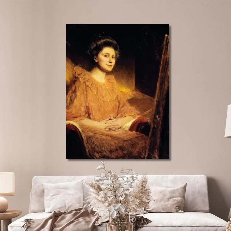 Retrato De Angèle Delasalle Jean-Joseph-Benjamin Constant