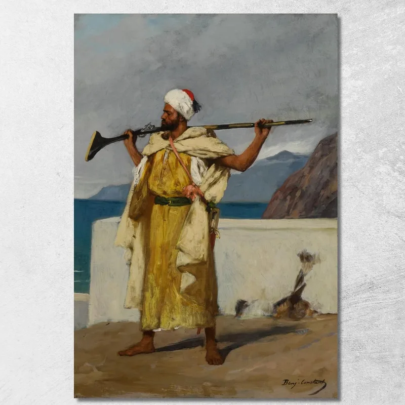 Die Wache Jean-Joseph-Benjamin Constant drucken auf leinwand
