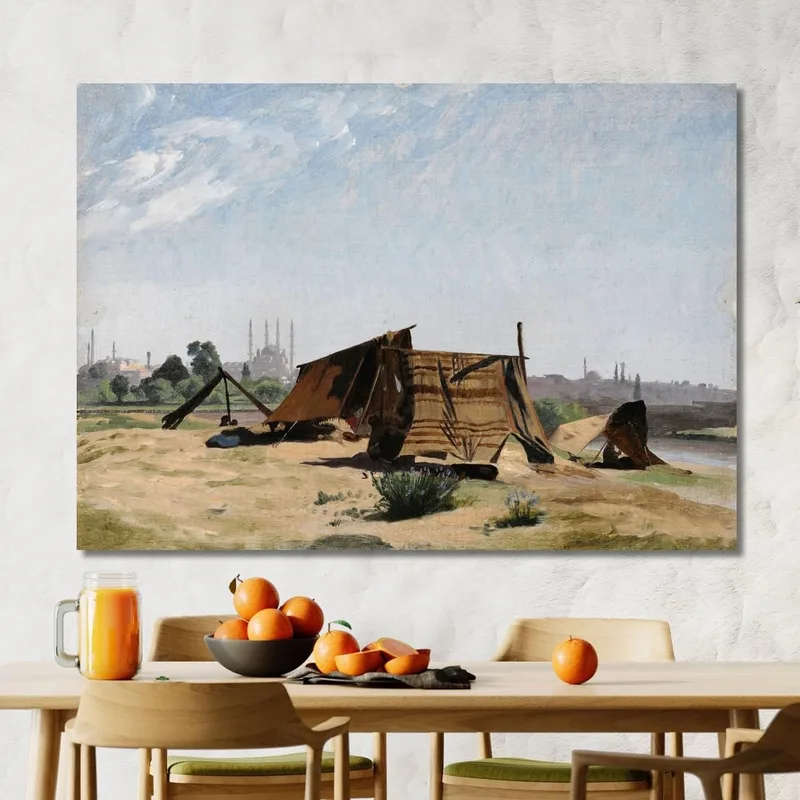Un Accampamento Davanti A Costantinopoli Jean-Léon Gérôme