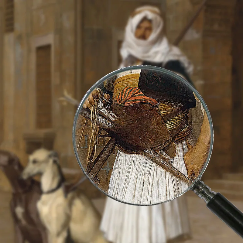 Arnaut E Due Whippet Jean-Léon Gérôme