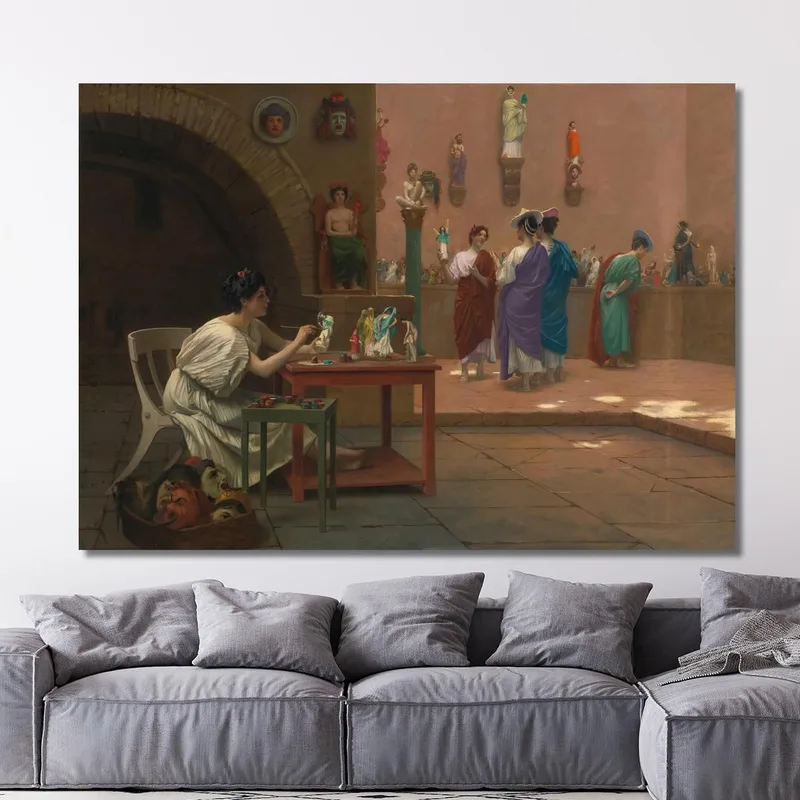 Atelier De Tanagra Jean-Léon Gérôme