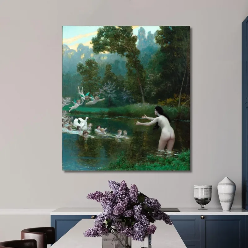 Leda And The Swan Jean-Léon Gérôme