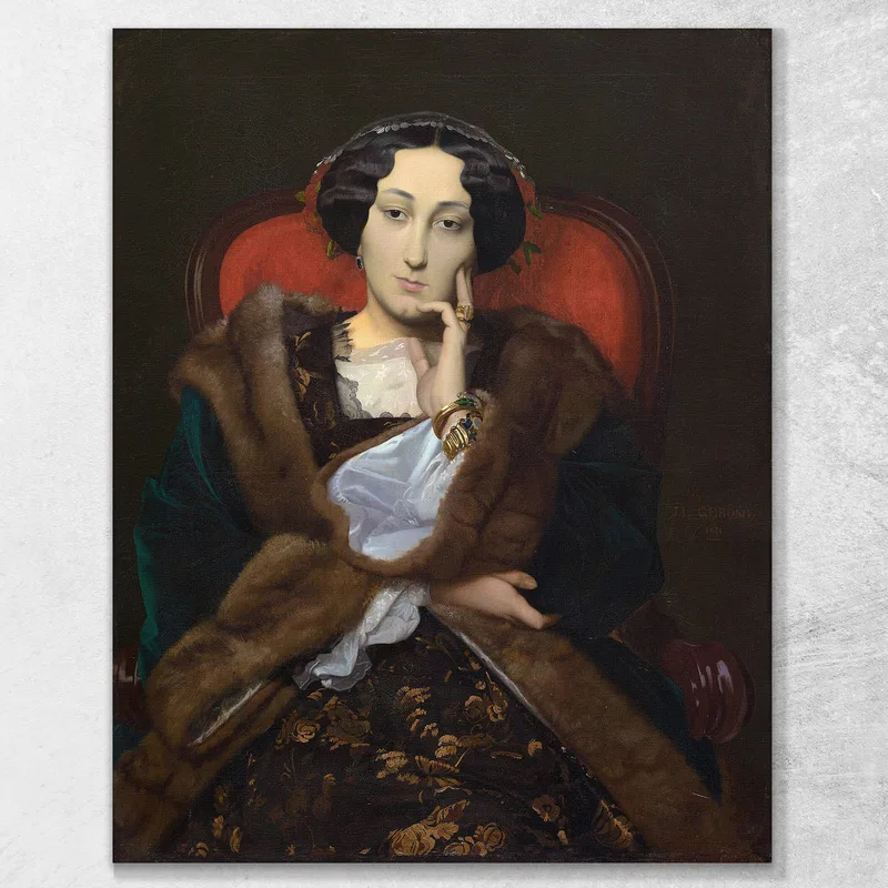 Portrait D'Une Femme Jean-Léon Gérôme