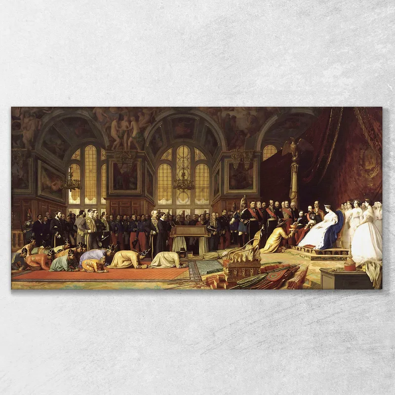 Empfang Der Siamesischen Botschafter Durch Kaiser Napoleon Ii. Jean-Léon Gérôme