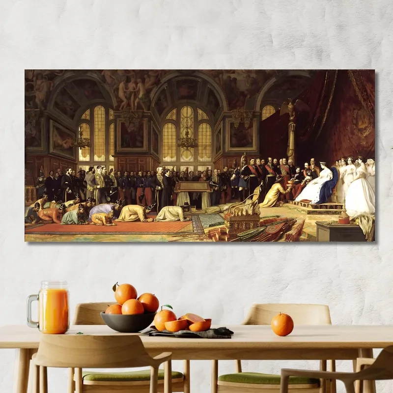 Empfang Der Siamesischen Botschafter Durch Kaiser Napoleon Ii. Jean-Léon Gérôme