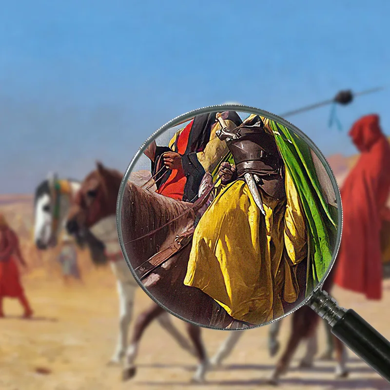 Cavaliers Traversant Le Désert Jean-Léon Gérôme