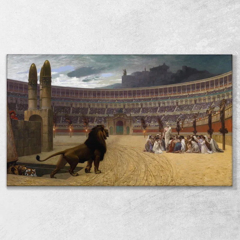 L'Ultima Preghiera Dei Martiri Cristiani Jean-Léon Gérôme