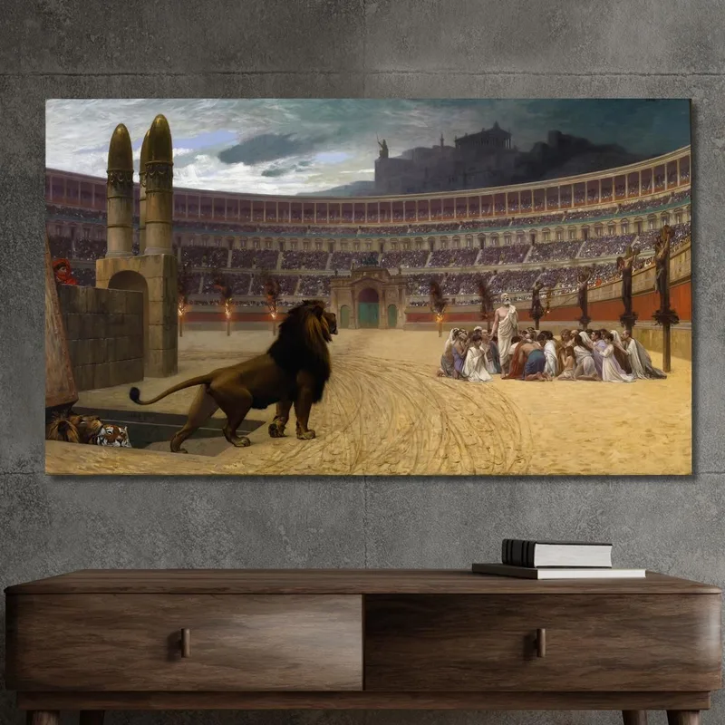 L'Ultima Preghiera Dei Martiri Cristiani Jean-Léon Gérôme