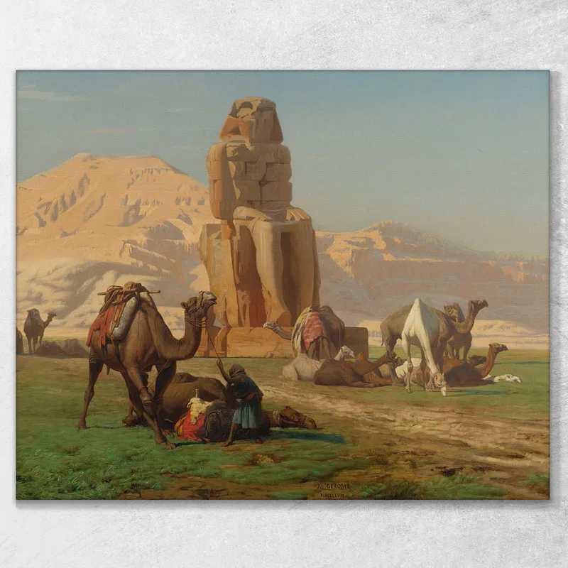 El Coloso De Memnón Jean-Léon Gérôme