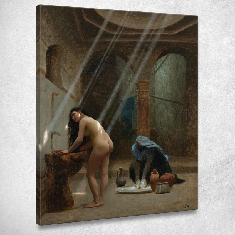 A Sketch Of A Moorish Bath Jean-Léon Gérôme canvas print
