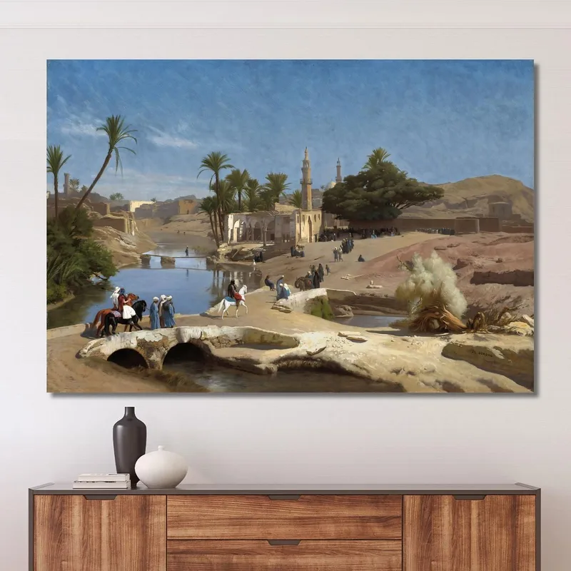 View Of Medinet El Fayoum Jean-Léon Gérôme