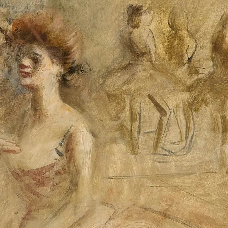 After The Dance Jean-Louis Forain