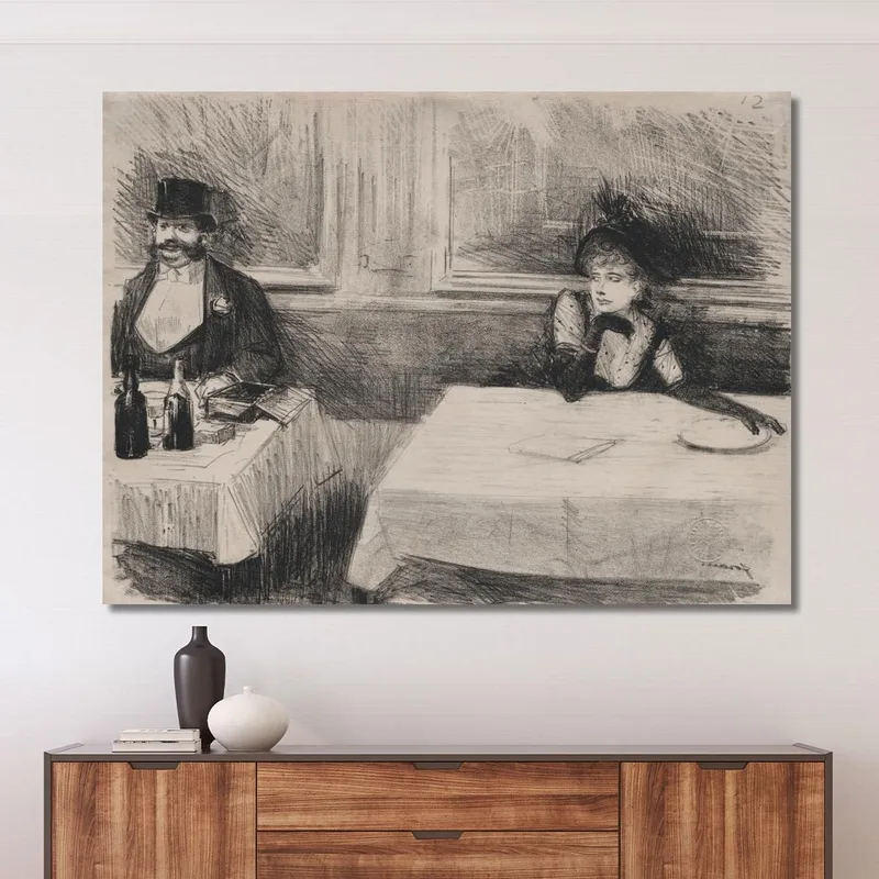 At The Restaurant Jean-Louis Forain
