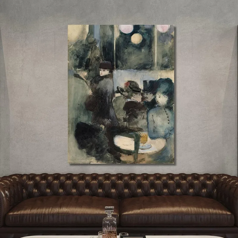 Im Café 2 Jean-Louis Forain