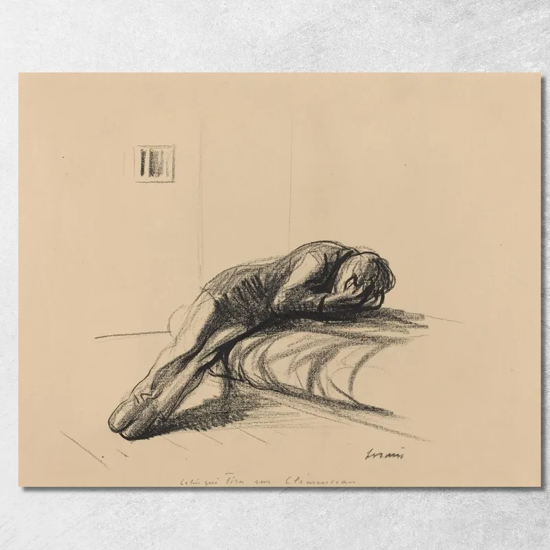 Colui Che Sparò A Clemenceau Jean-Louis Forain quadro stampa su tela