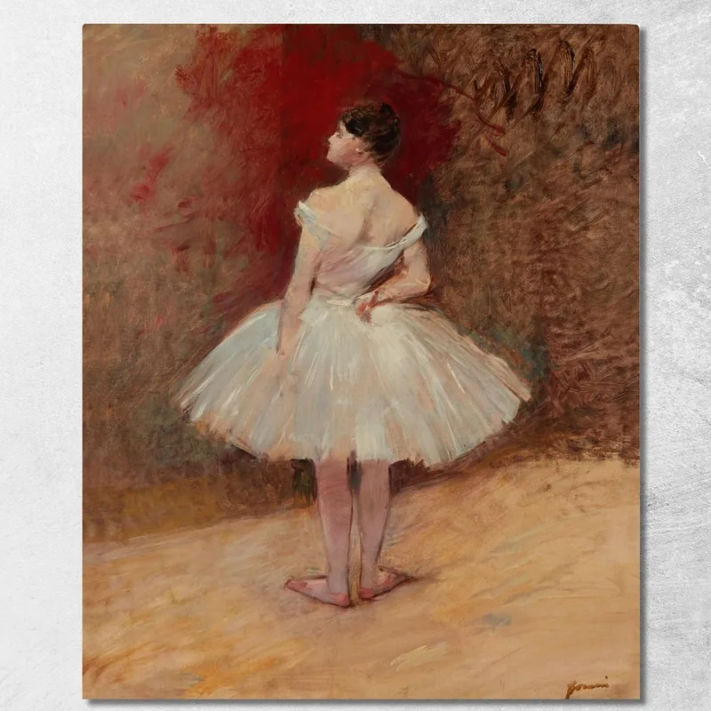 Ballerina In Piedi Jean-Louis Forain quadro stampa su tela