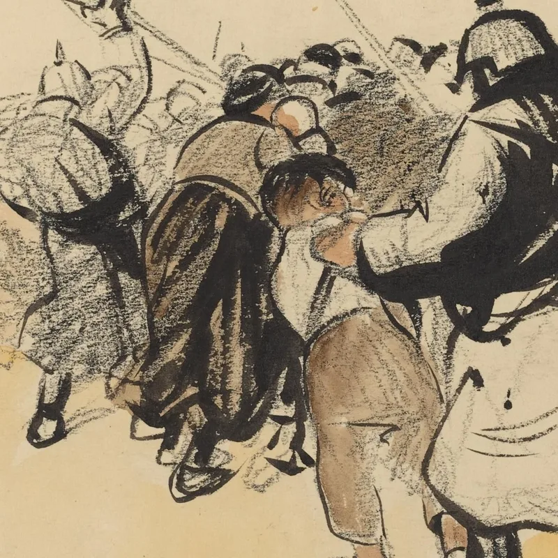 Raid Allemand Sur Un Village Jean-Louis Forain